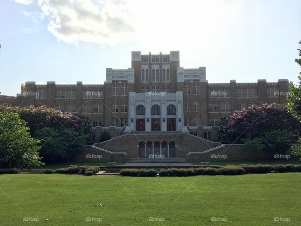 Little Rock Central High School in Arkansas 