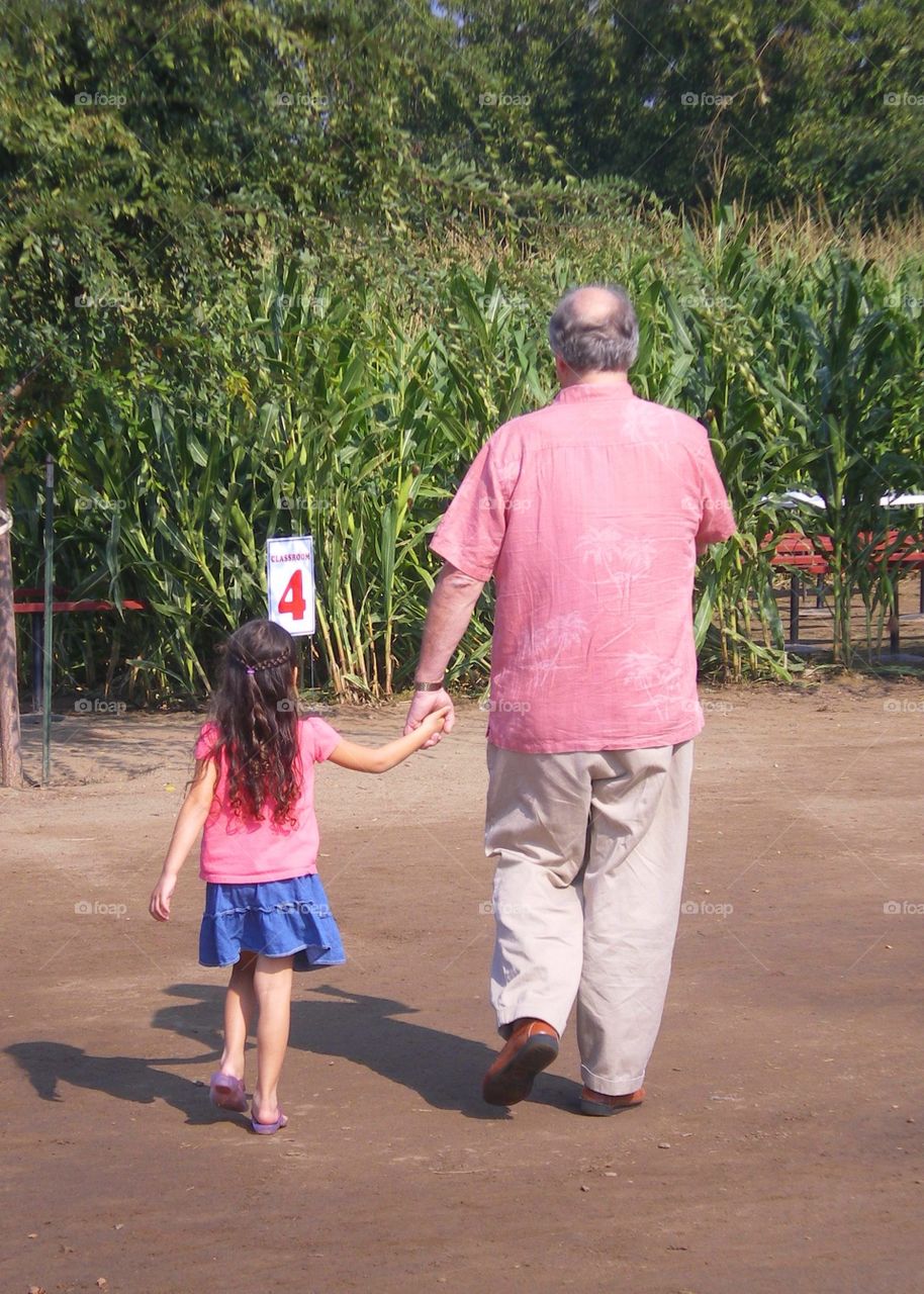 Walk with grandpa