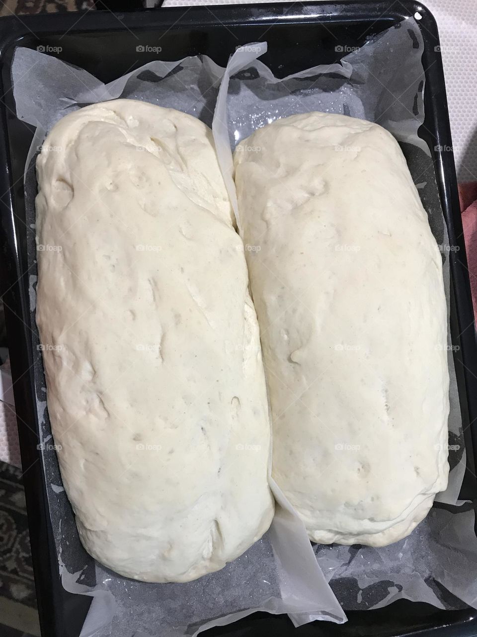 Dough of bread