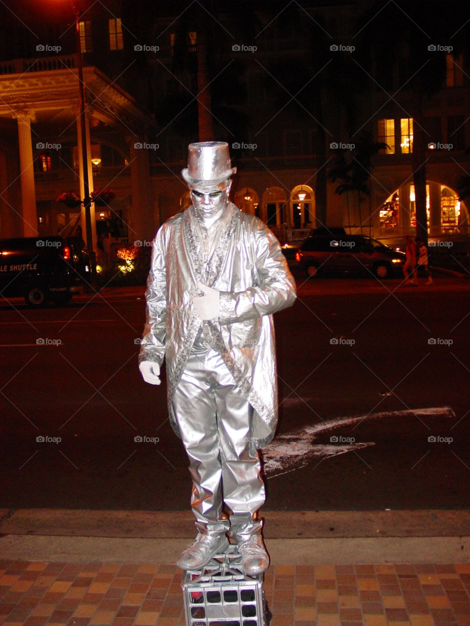 People, City, Street, Man, Sculpture