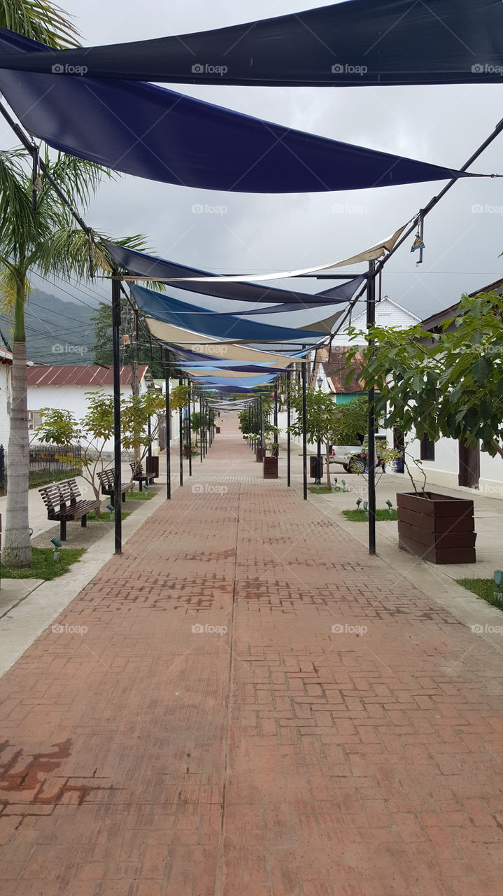 calle peatonal Trujillo, Honduras
