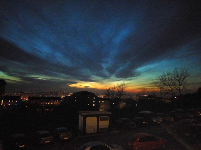 Sunset in Belgrade