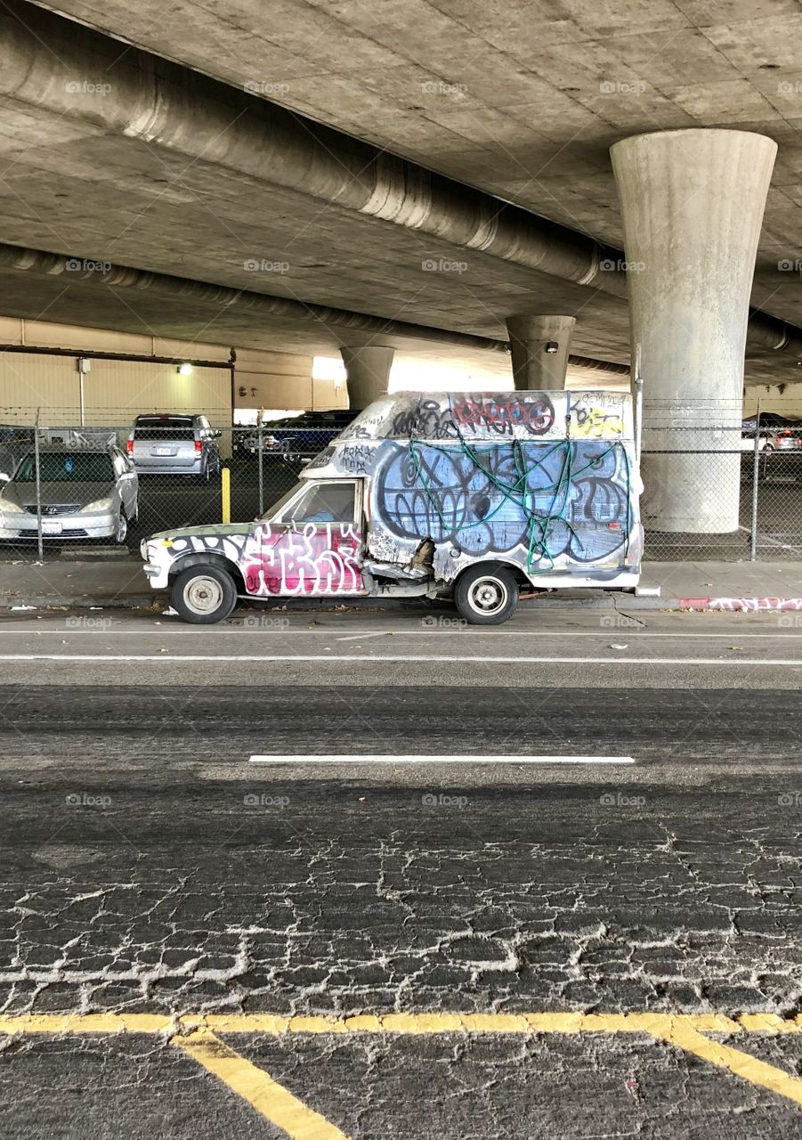 The local graffiti mobile. Oakland California 