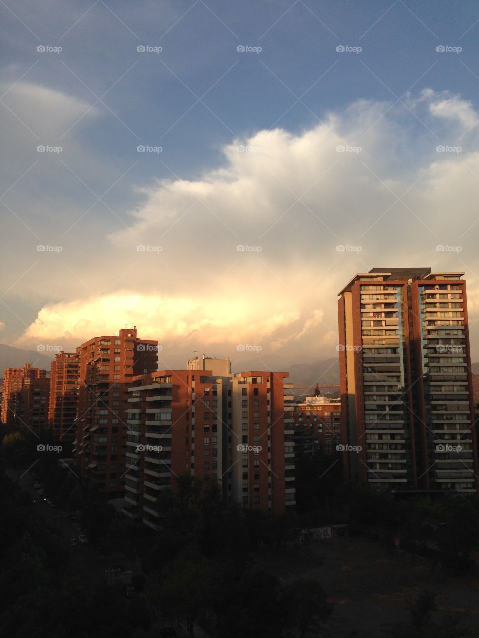 A storm is brewing. Las Condes, Chile