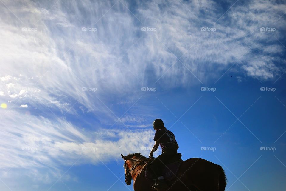 riding into cloud