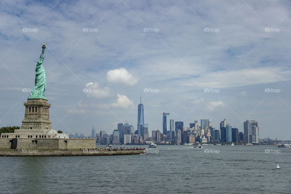 View of NYC from Hudson River