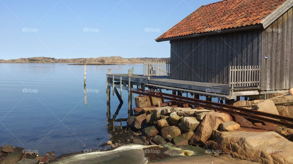 Old boathouse in Sweden 
