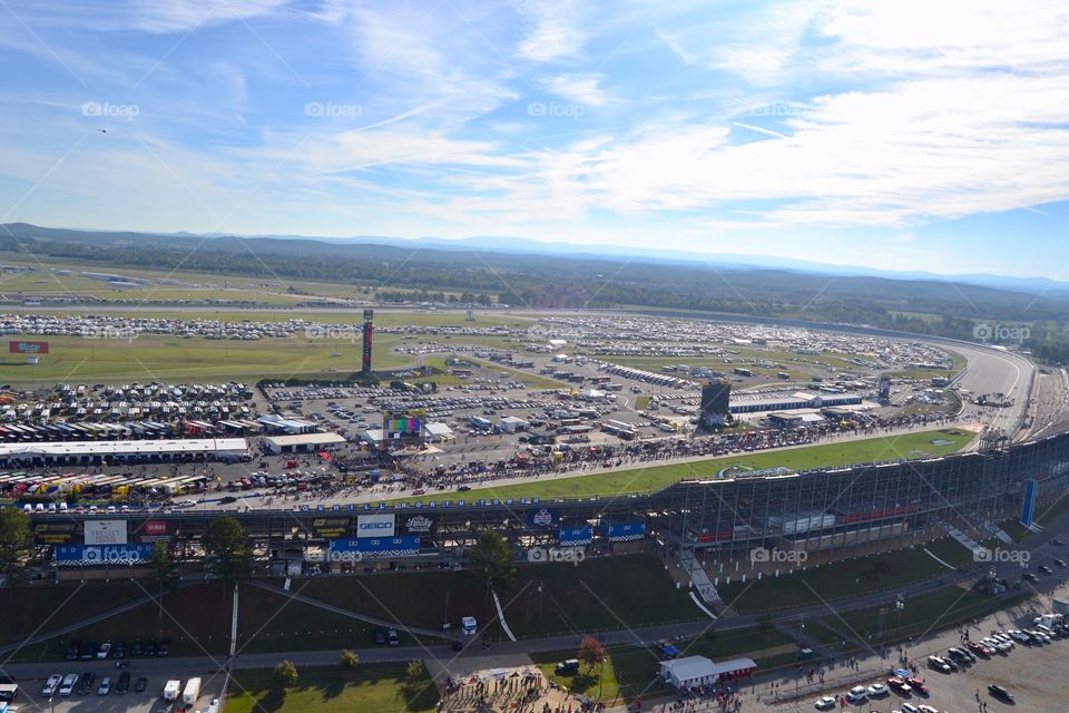 Aerial View Of Talladega Superspeedway 