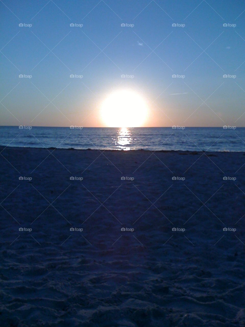 Sunrise on ocean