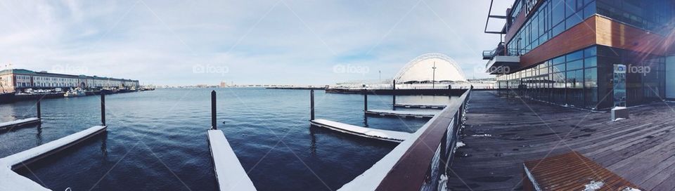 Pier in Boston