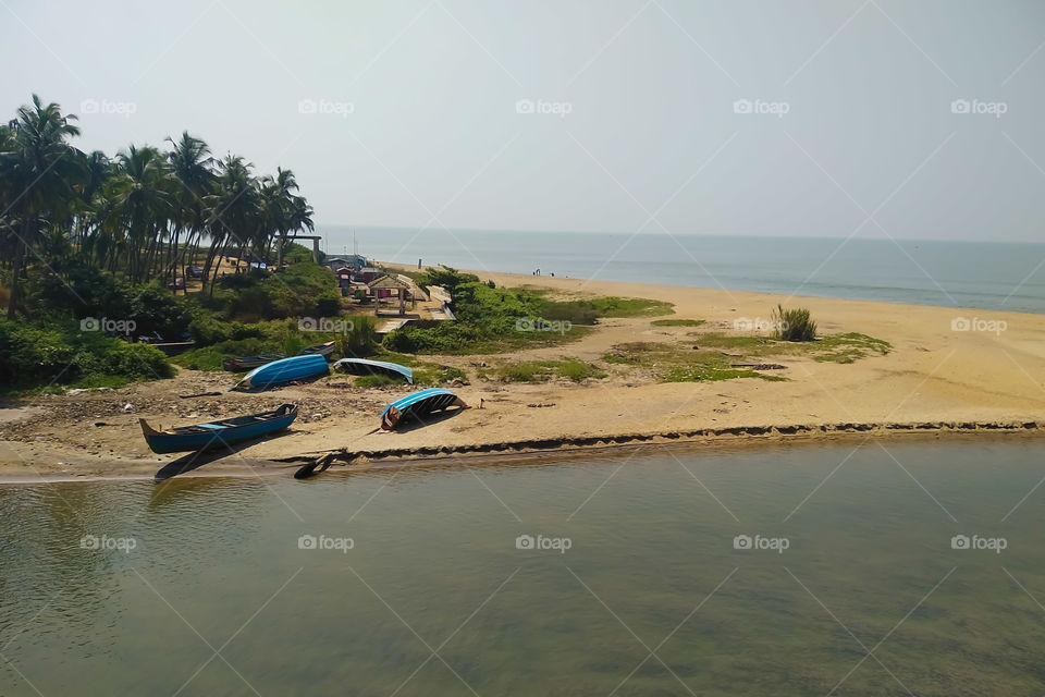 A beautiful views of Kerala Beach