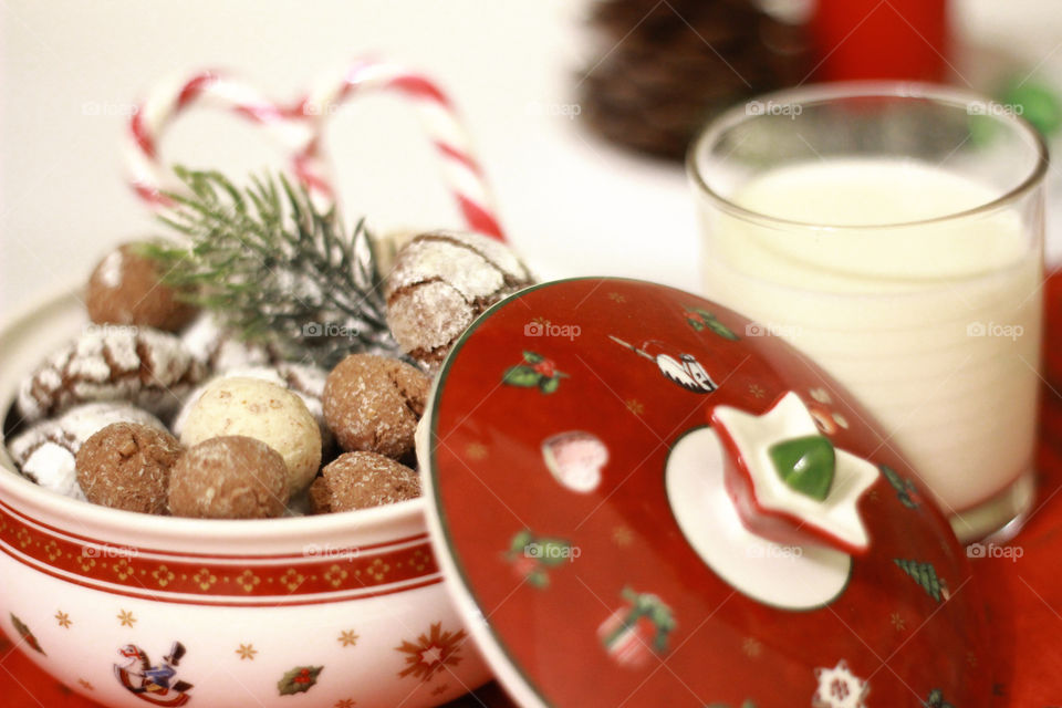 Preparing snacks for Santa