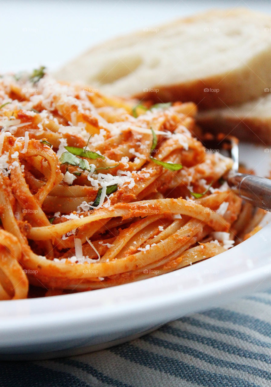 Close-up of pasta