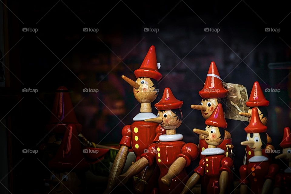 Crowd of pinocchio 