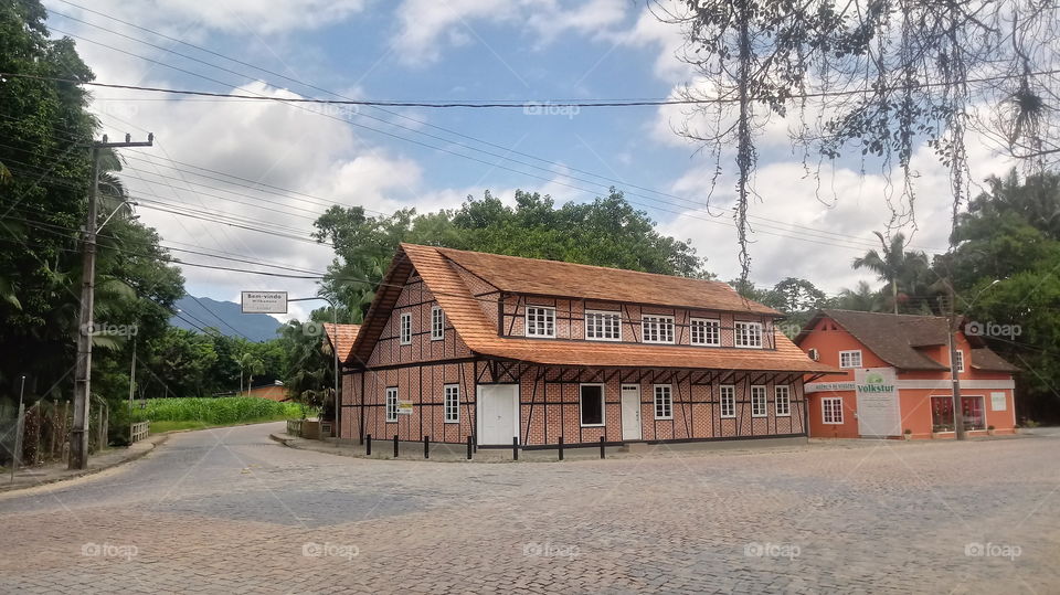 Construção antigas Enxaimel