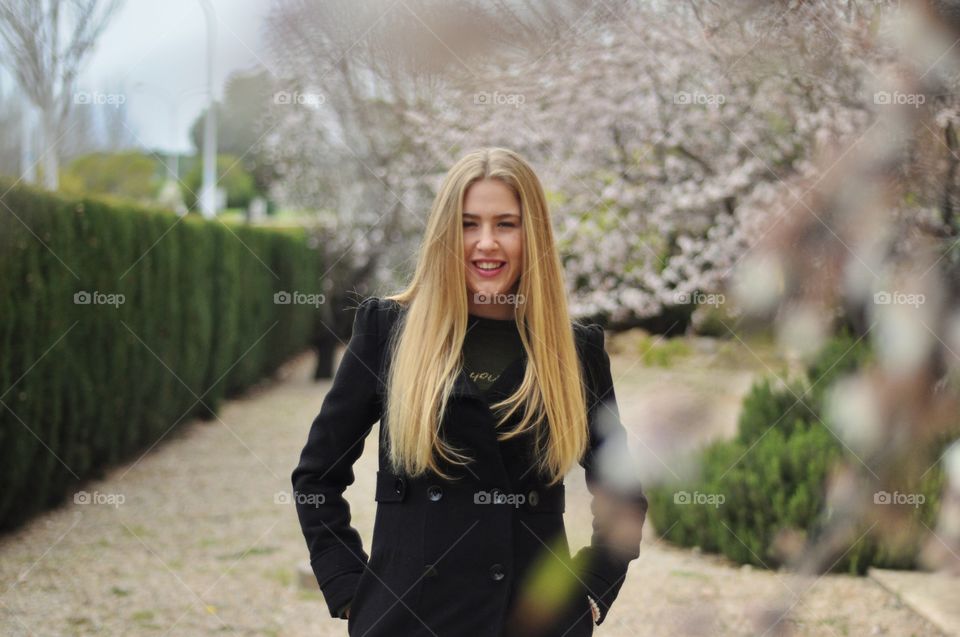 Portrait of the smiling girl