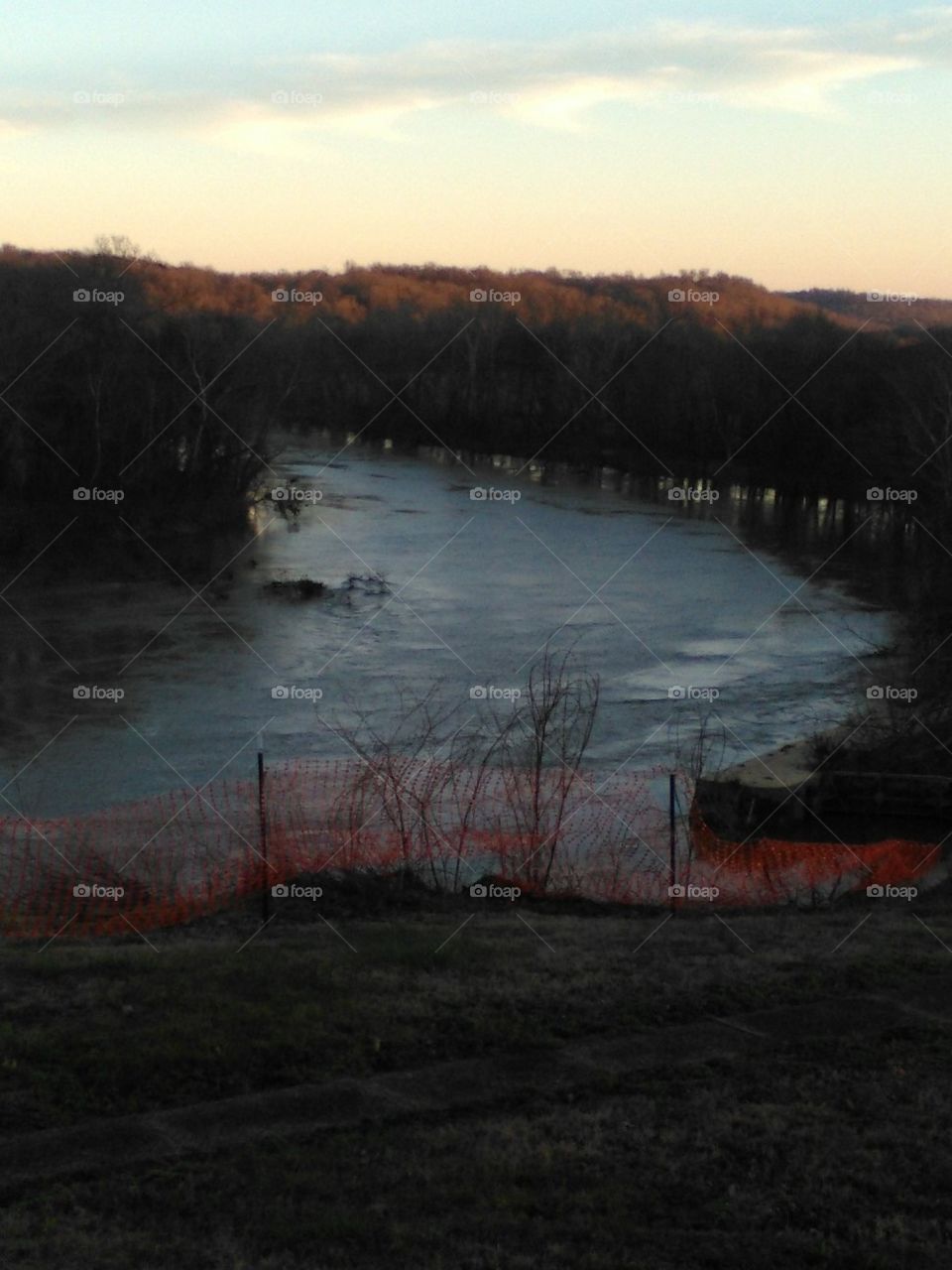 The Green River close to my house in Kentucky at sunset