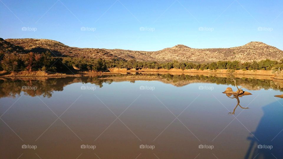 Ruighoek Dam in Pilanesberg National Park, South Africa