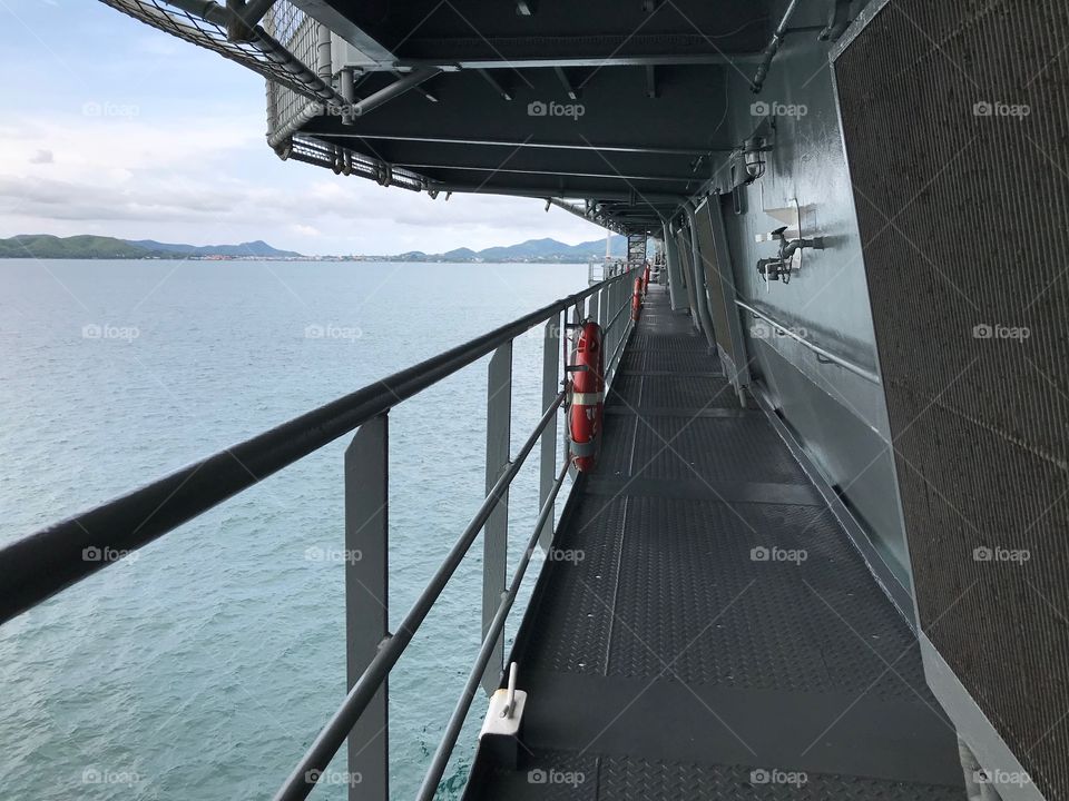 In battleship balcony