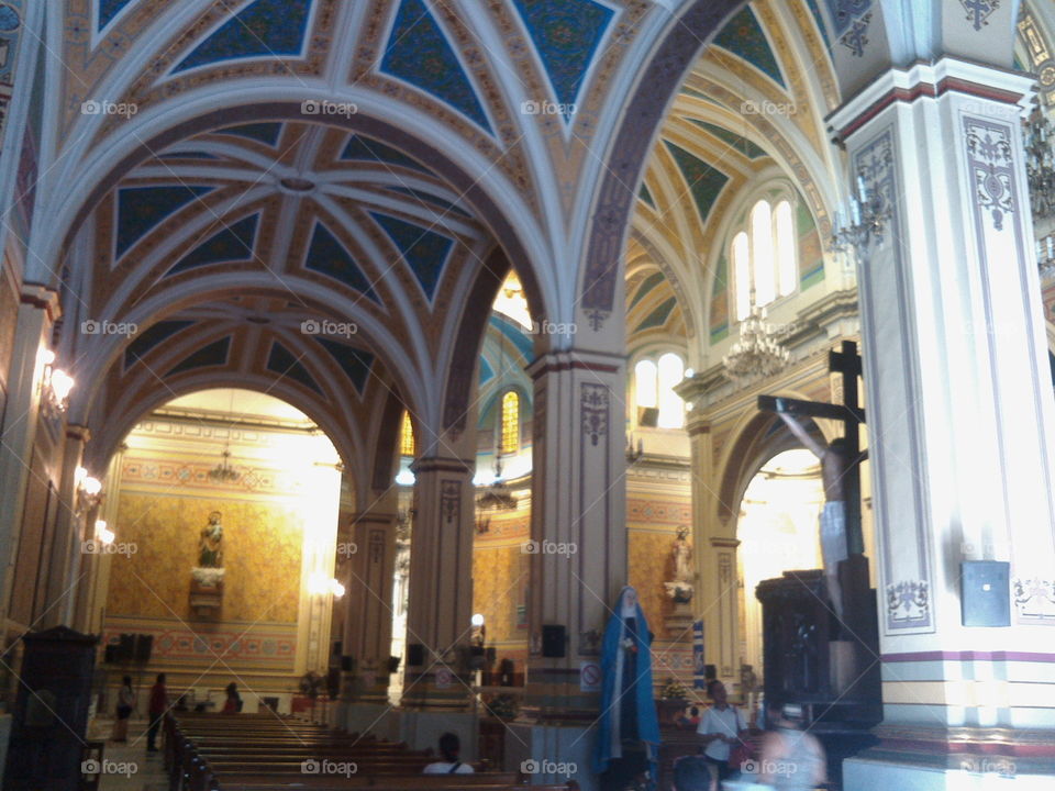 Bóvedas de la catedral de Tampico