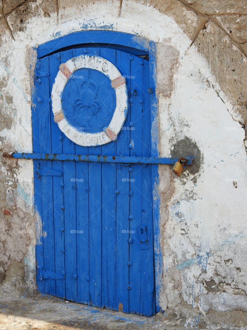 Blue door