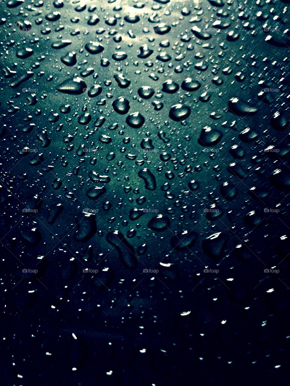 water drops. water drips on a car