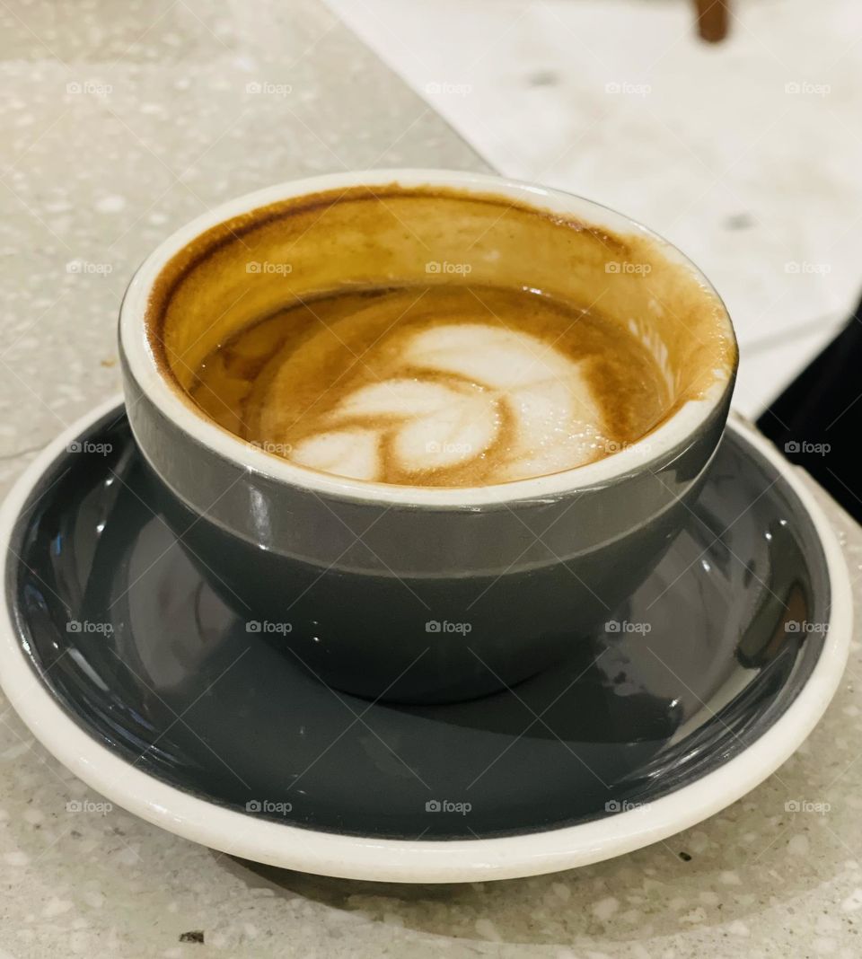 Cappuccino in  porcelain 