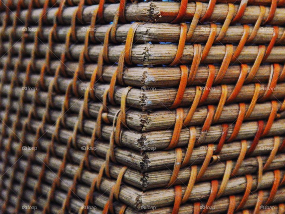 woven basket up close