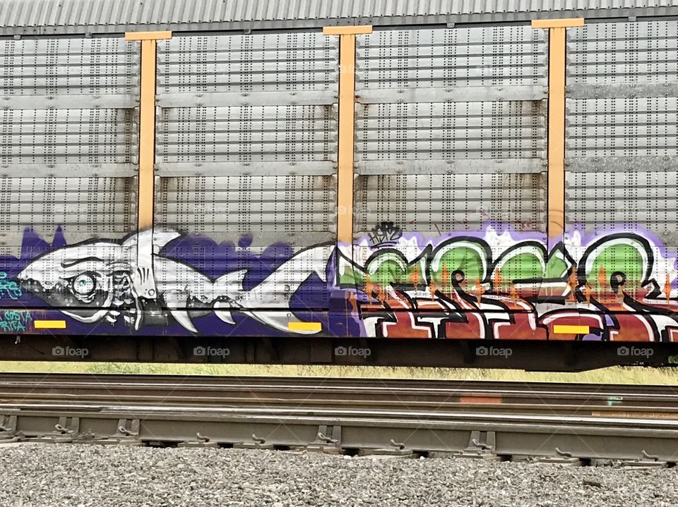 Graffiti Train Art 