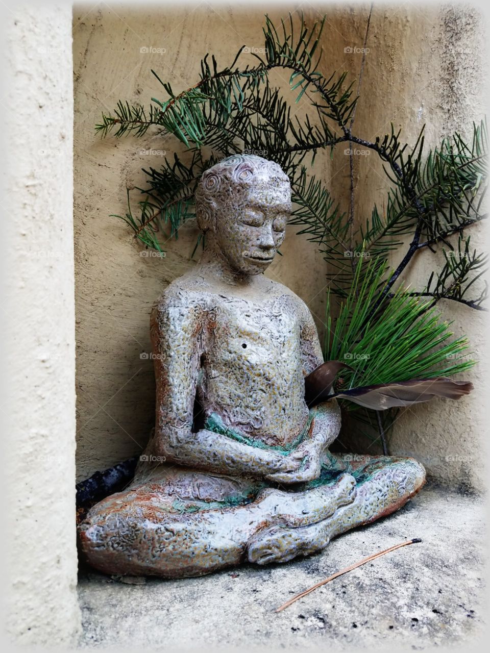 Meditation statue