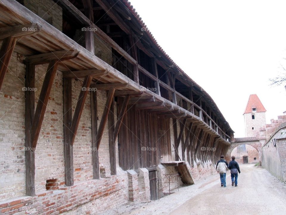 Fortress wall Landshut