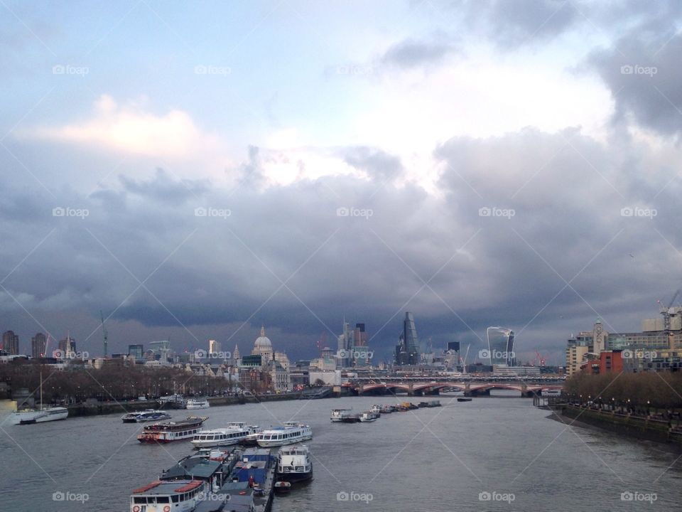 Waterloo bridge view