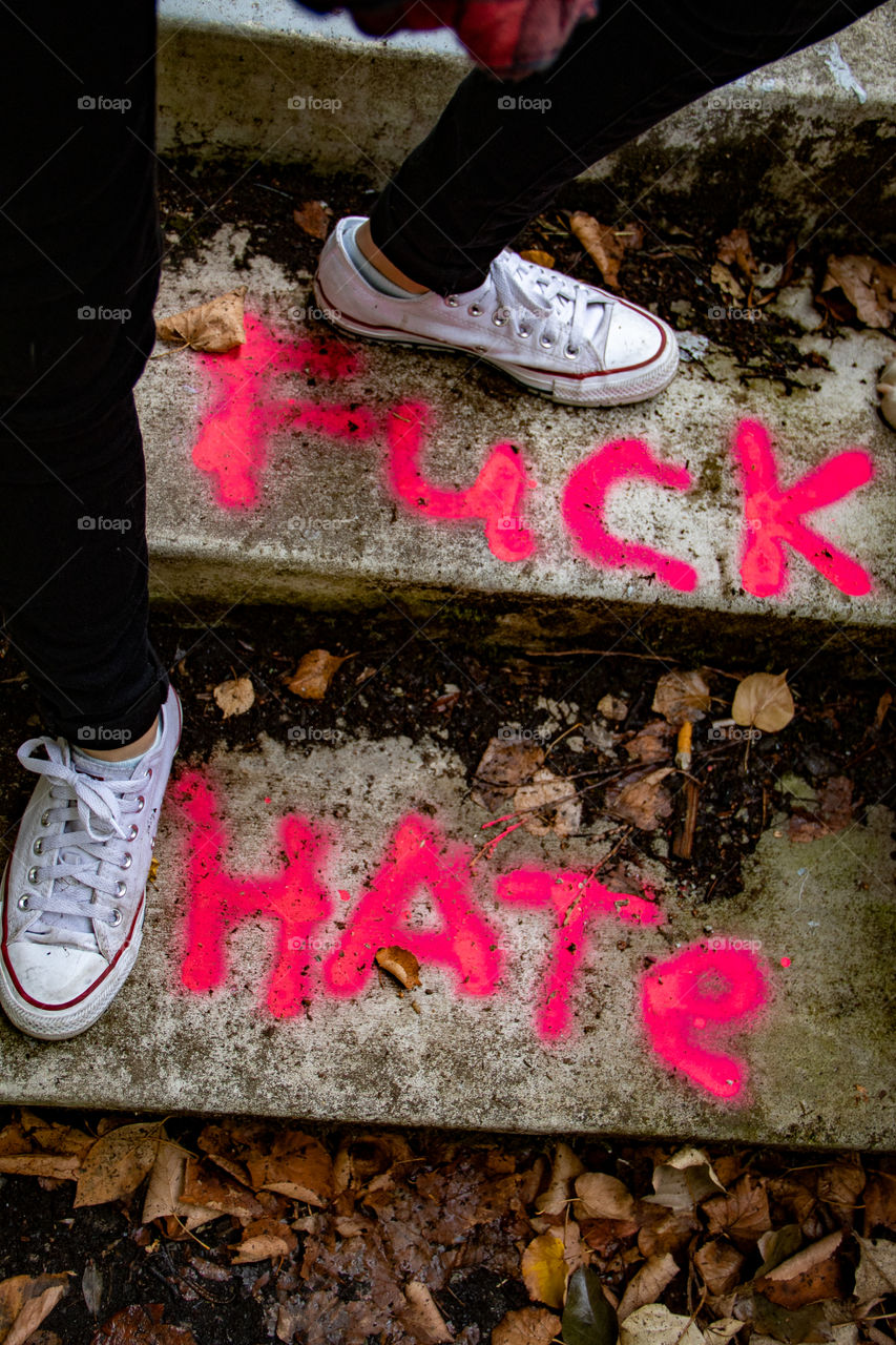 No room for hate in this world 