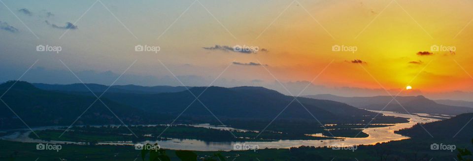 Sunset with Beautiful View