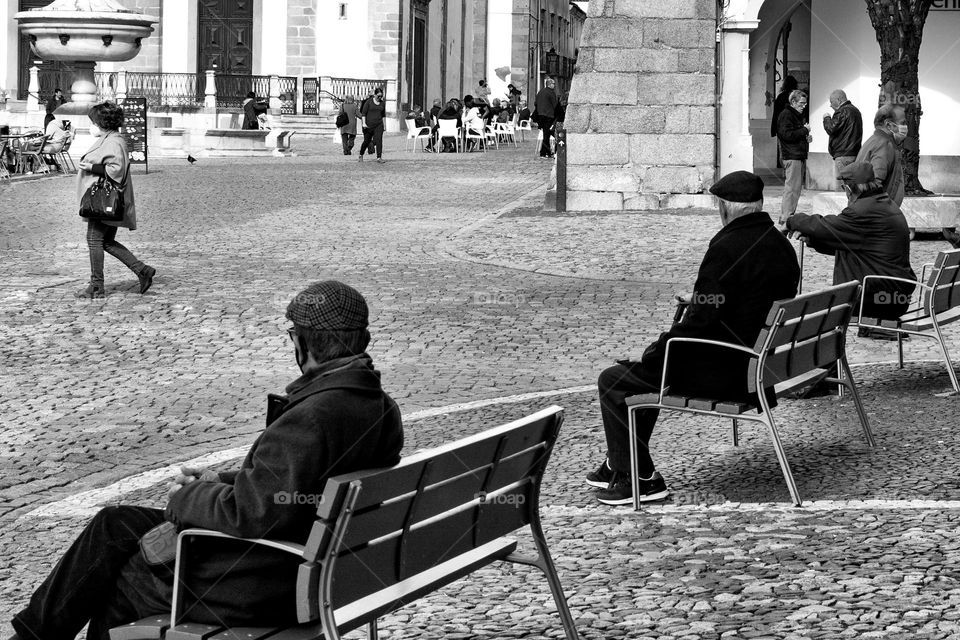 men look at a woman passing best them