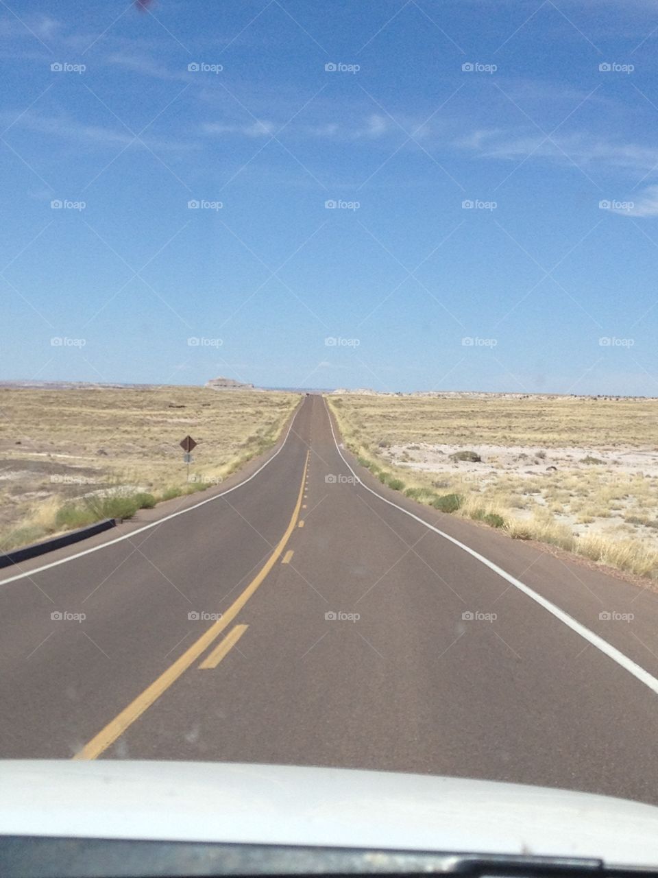 Road through the desert