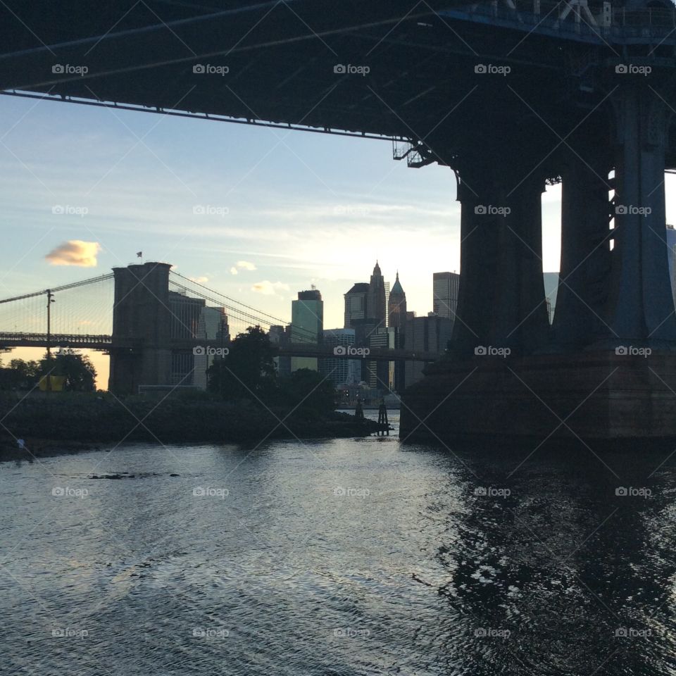 Bridge, Water, City, River, Architecture