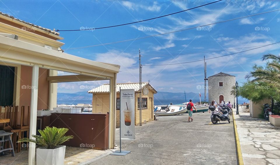 Corfu harbour