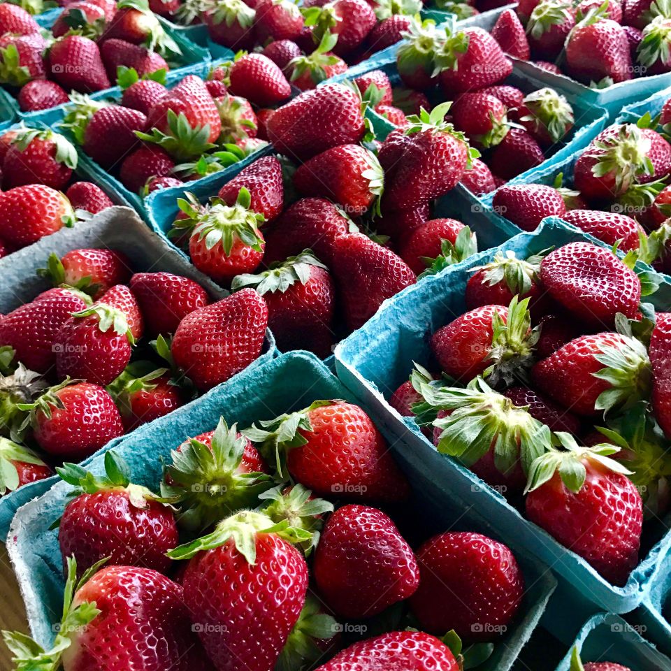 Strawberries at Market