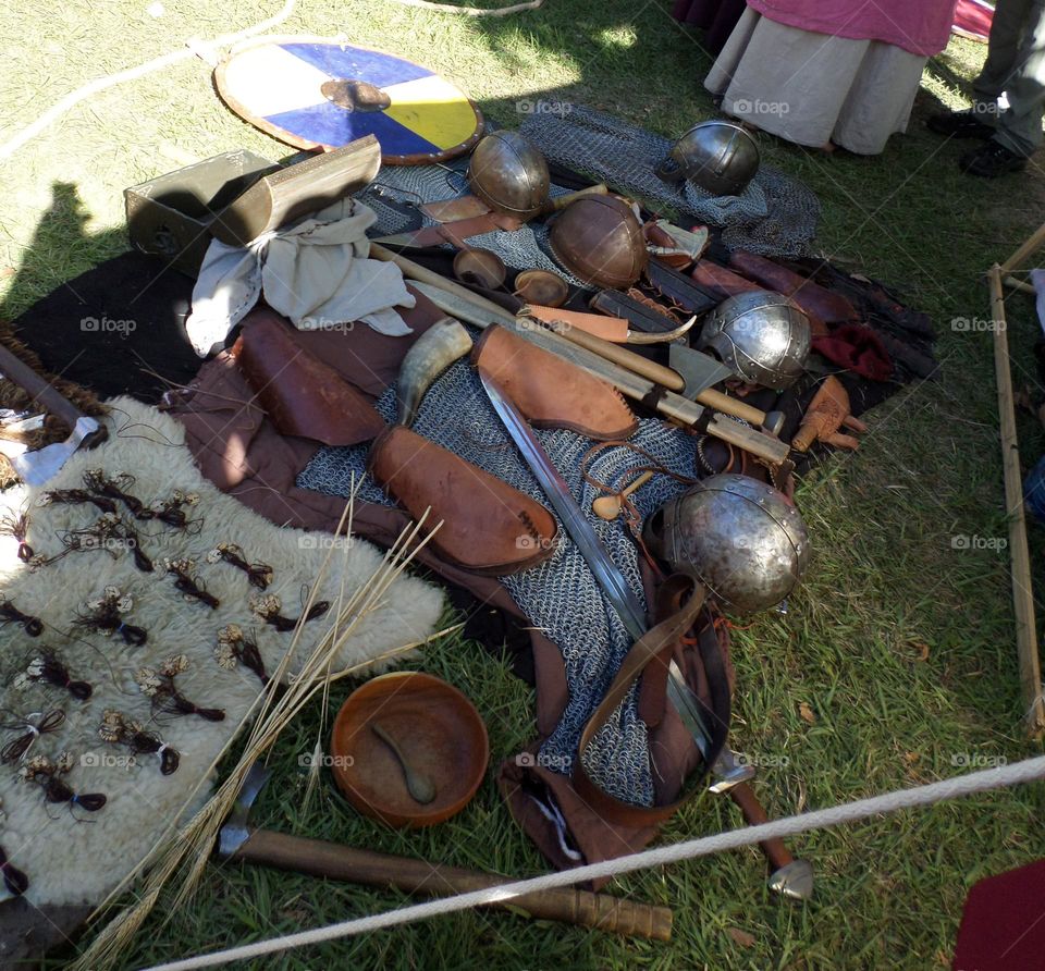 armamento y trajes época medieval