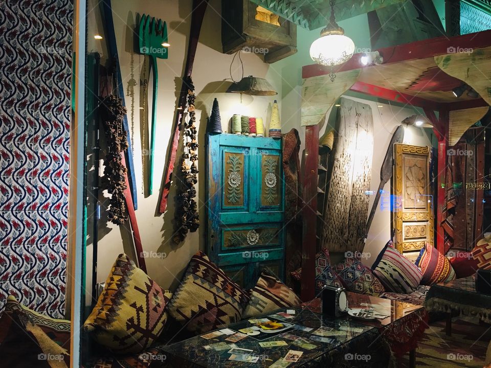 Декор ресторана в Стамбуле