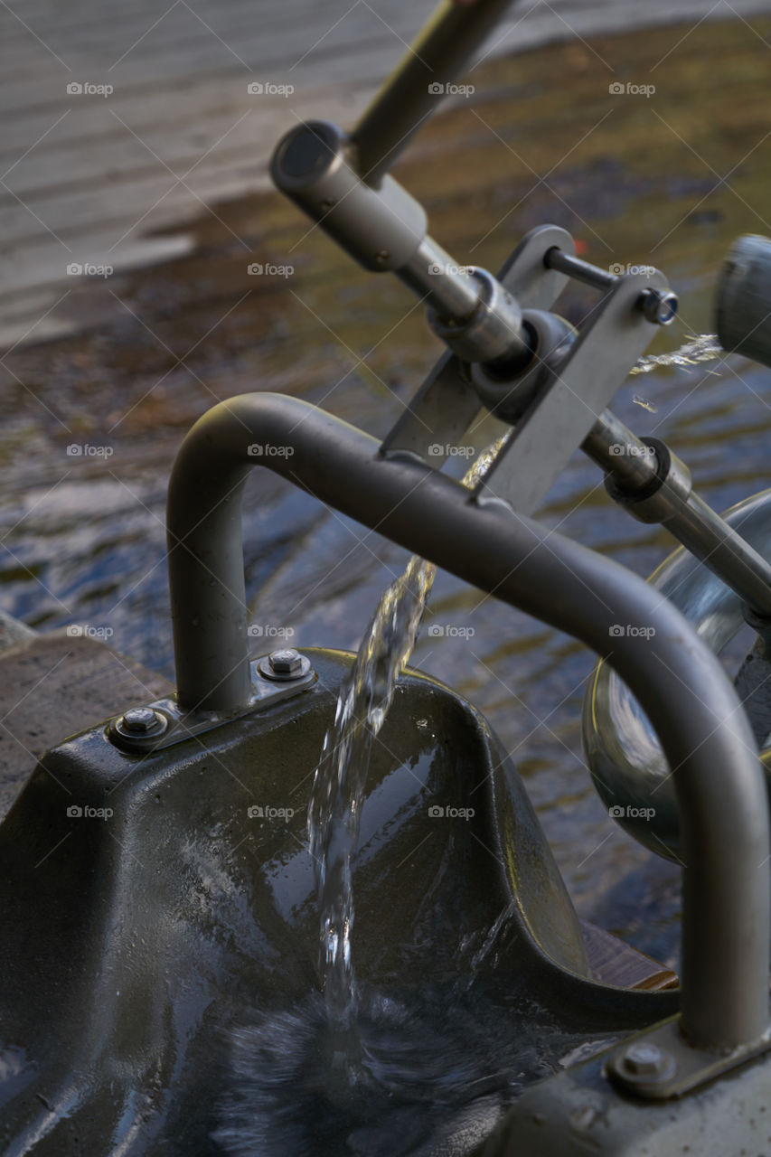 Water traditional tools. 