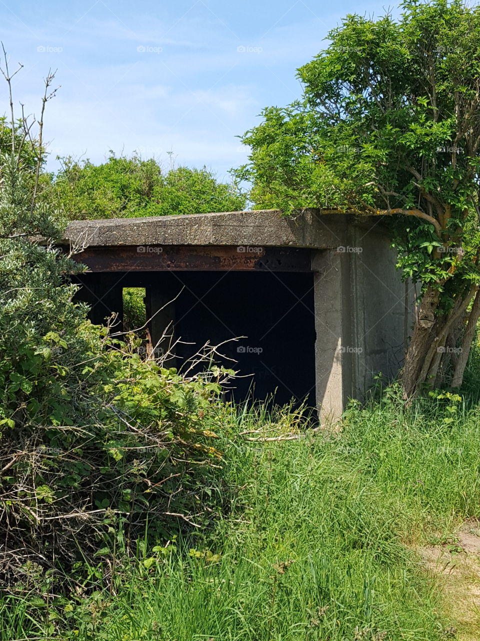 light bunker from the war time