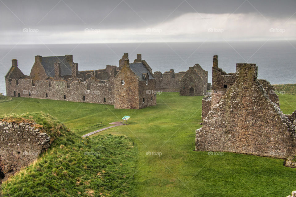 Ruins of dunnottar castle, stonehaven, scotland