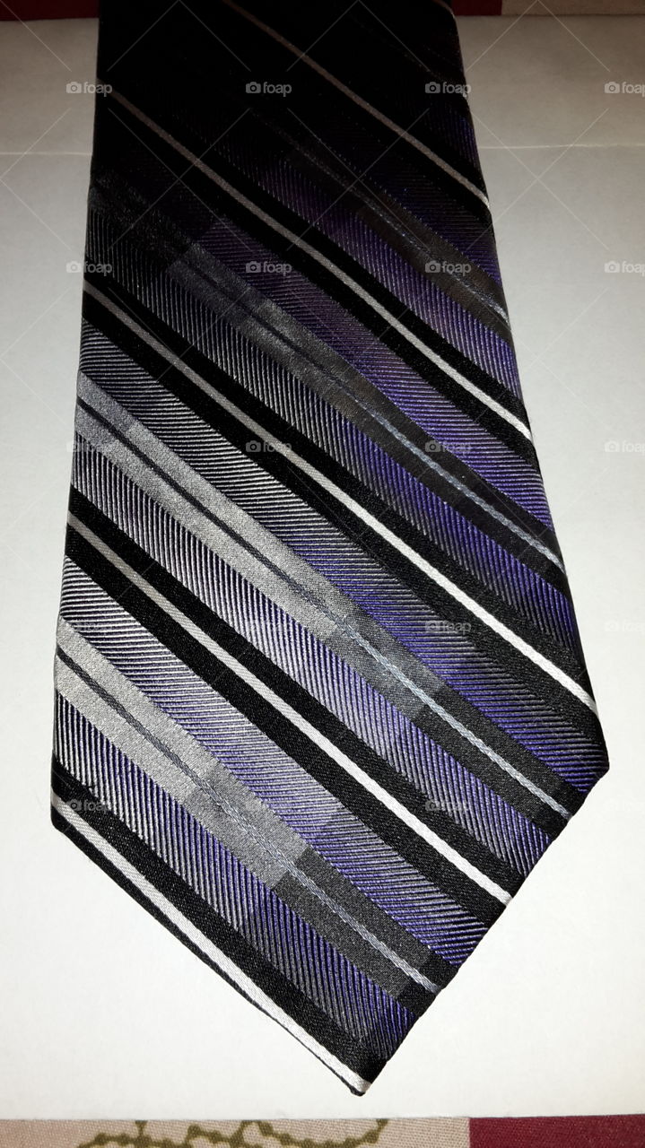 purple tie