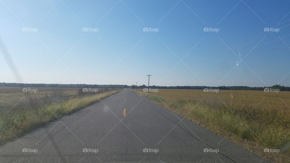 flat road