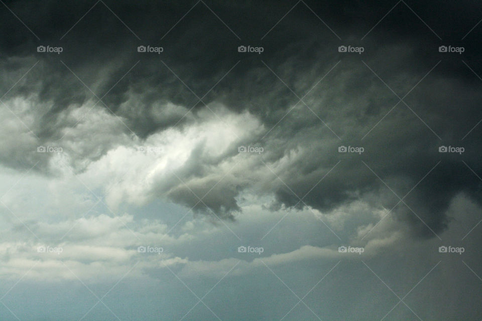 Cloudy weather, stormy clouds