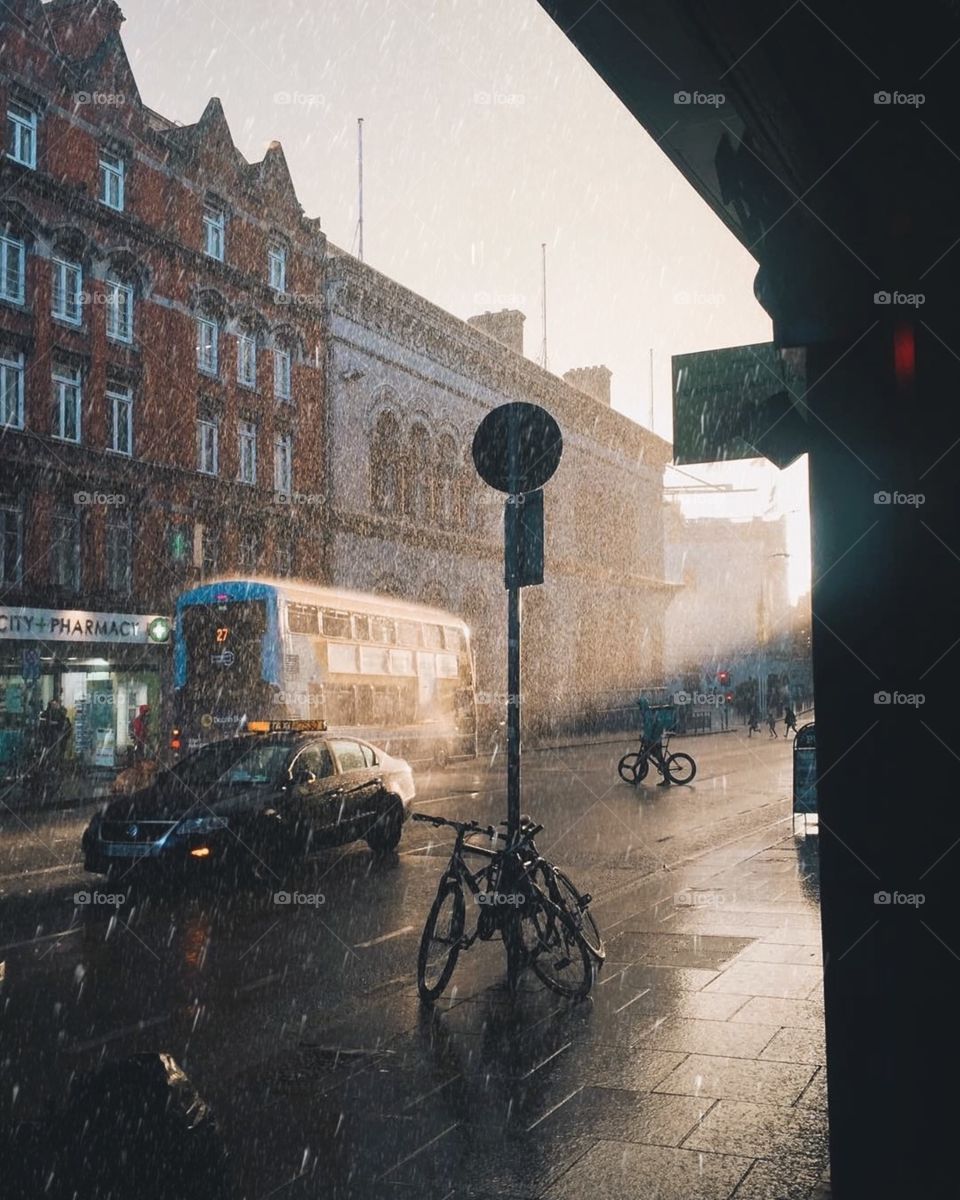 Rain in Dublin