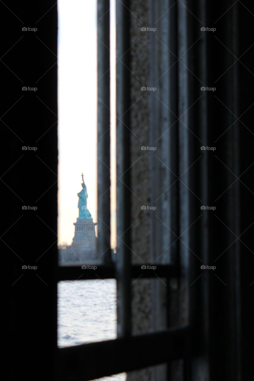 View from Ellis island 