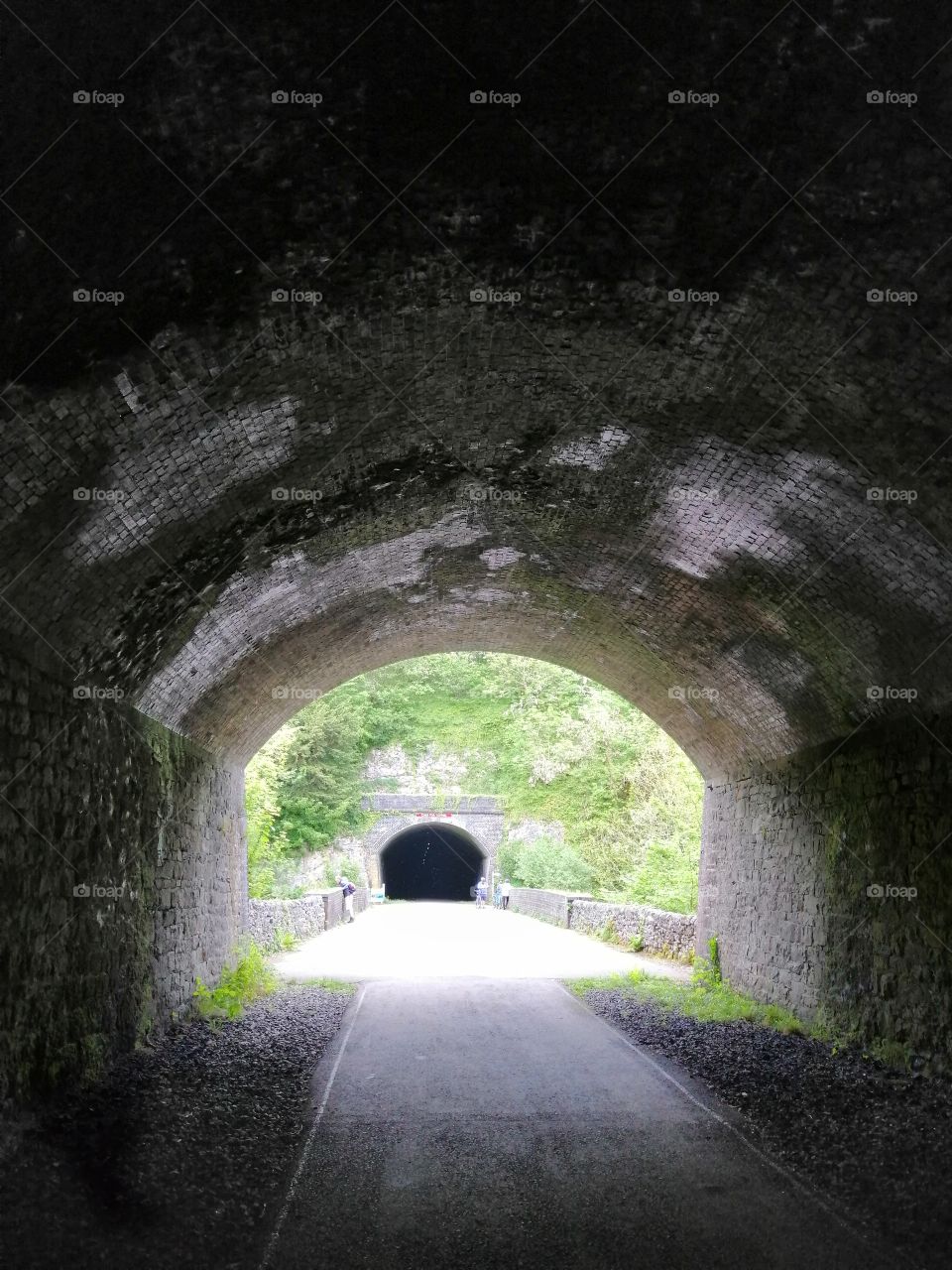 Disused train tunnels